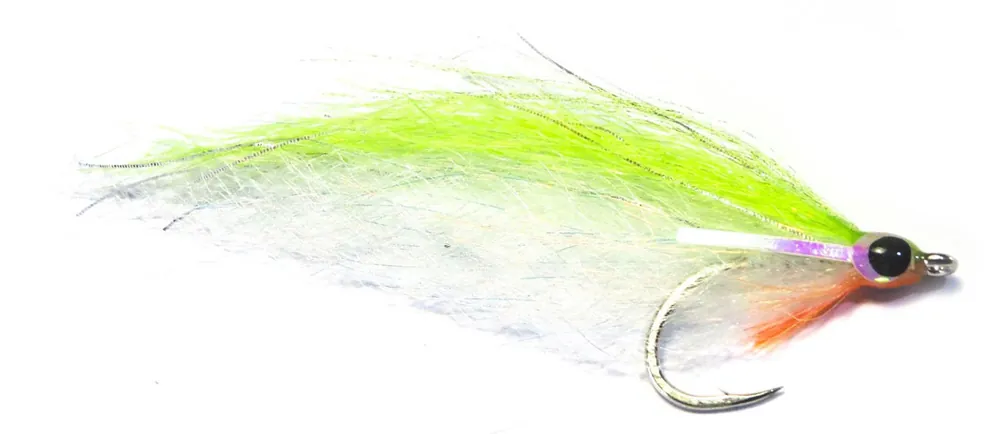 Fishient H2O Salzwasserfliege - Deadly Deceiver chartreuse & white-