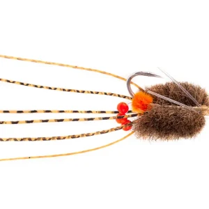 Fishient H2O Salzwasserfliege - Rolling Bead Box Crab brown-