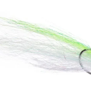 Fishient H2O Salzwasserfliege - Mega Deep Minnow chartreuse & white-