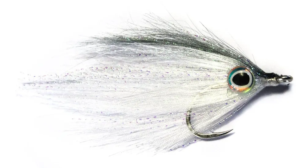 Fishient H2O Salzwasserfliege - Magnetic Minnow grey & white-