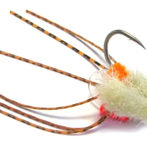 Fishient H2O Salzwasserfliege - Rolling Bead Box Crab tan-
