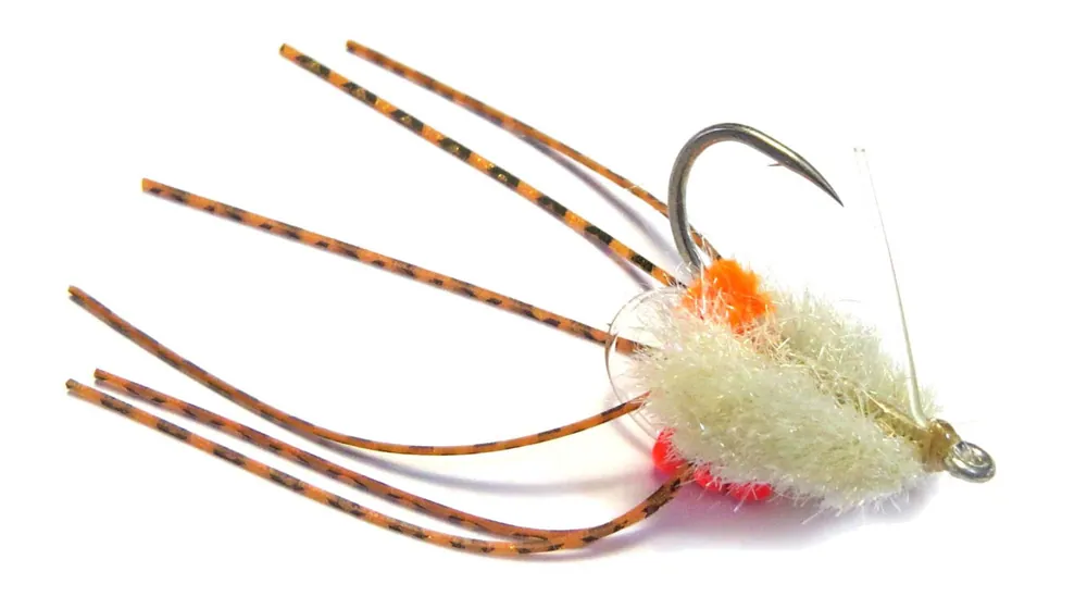 Fishient H2O Salzwasserfliege - Rolling Bead Box Crab tan-