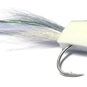 Fishient H2O Streamer - NYAP Not your average popper white/grey-