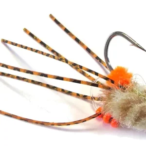 Fishient H2O Salzwasserfliege - Rolling Bead Box Crab shrimp/brown-