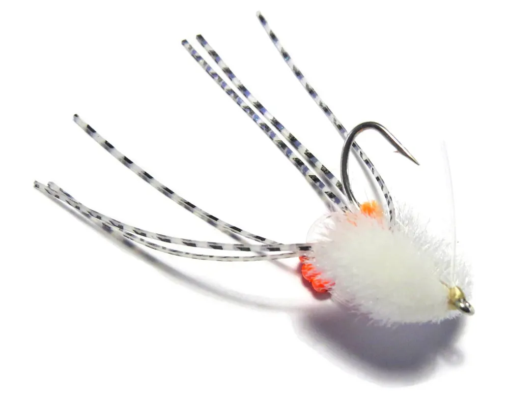 Fishient H2O Salzwasserfliege - Rolling Bead Box Crab white-