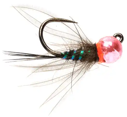 Fulling Mill Tungsten Nymphe - Roza's Strong Pink Grayling Nymph- 16