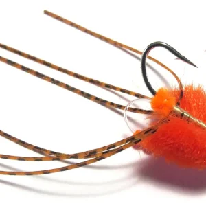 Fishient H2O Salzwasserfliege - Rolling Bead Box Crab orange-