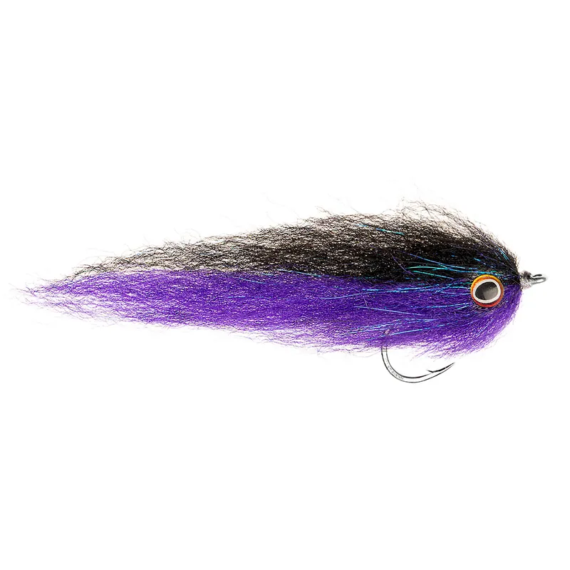 Fishient H2O Streamer - Sculpted Baitfish purple & black-