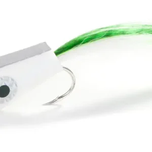 Fishient H2O Streamer - NYAP Not your average popper white/chartreuse-