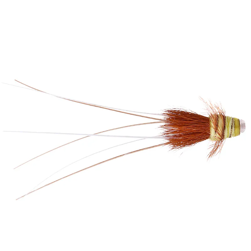 Superflies Lachsfliege - Frances Sun Yellow Copper Conehead- 1/2"