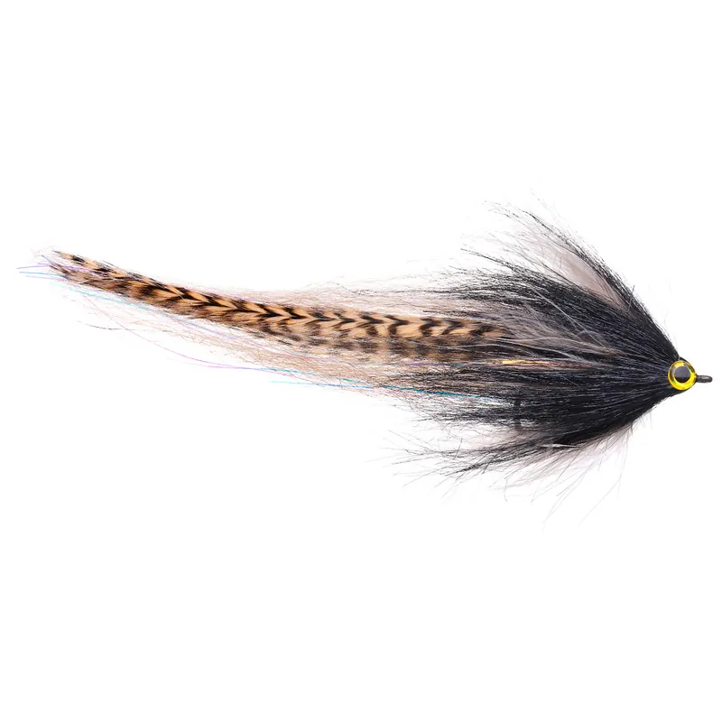 Superflies Hechtfliege - Predator Brush tan black- 4/0
