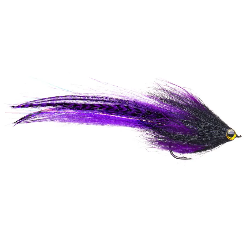 Superflies Hechtfliege - Predator Brush purple black- 4/0