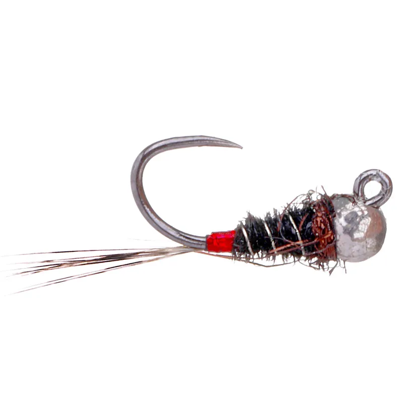adh-fishing Nymphe - Red Holo Tag Jig- 12
