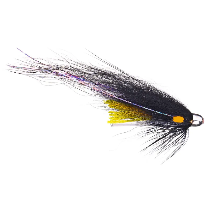 Superflies Lachsfliege - Silver Stoat's Tail Brass Conehead-