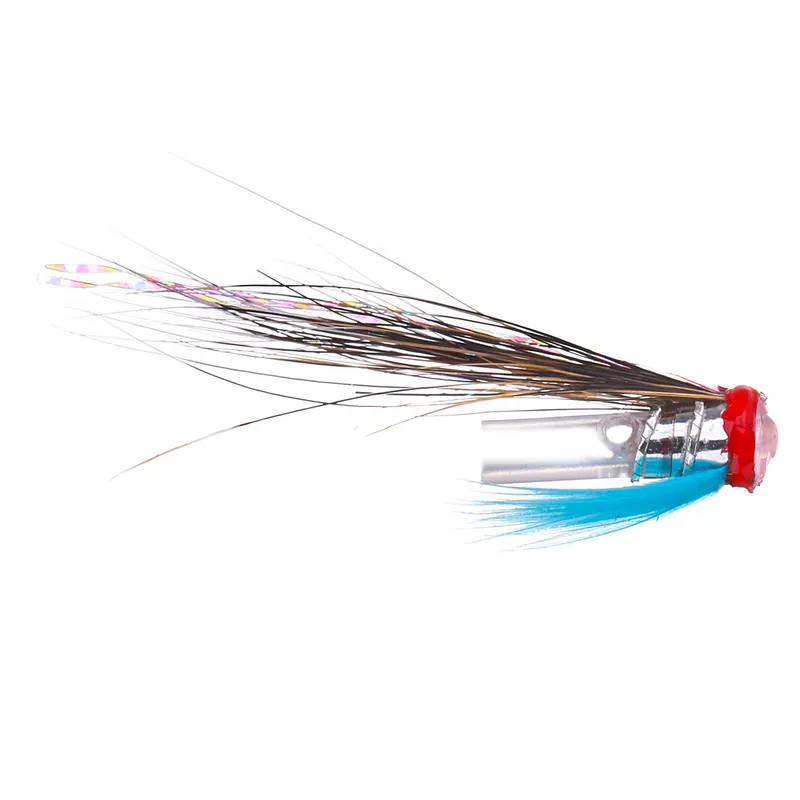 Superflies Lachsfliege - Silver Blue Micro Hitch-