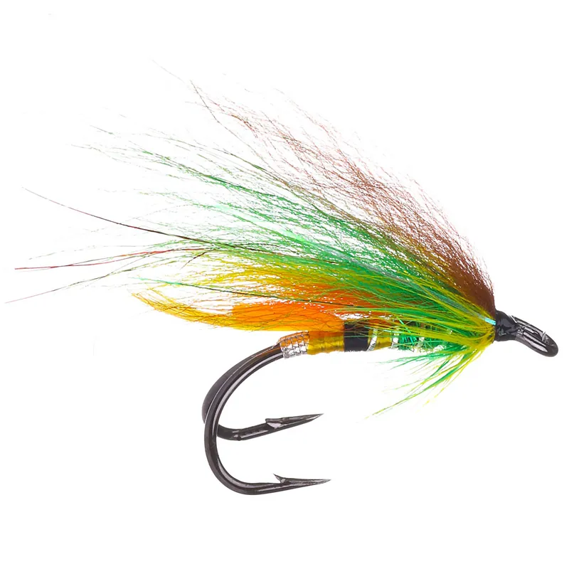 Superflies Lachsfliege - Green Highlander Loop Double- 6