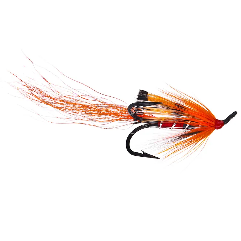 Superflies Lachsfliege - Ally's Shrimp Black Treble- 6