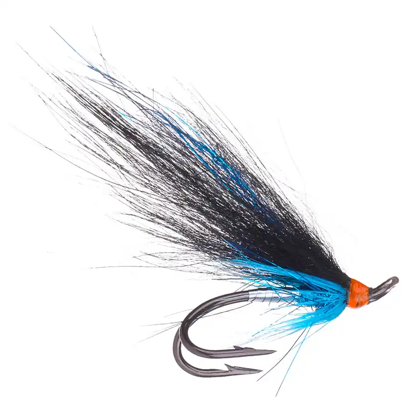 Superflies Lachsfliege - Randy Candy Black Double- 8