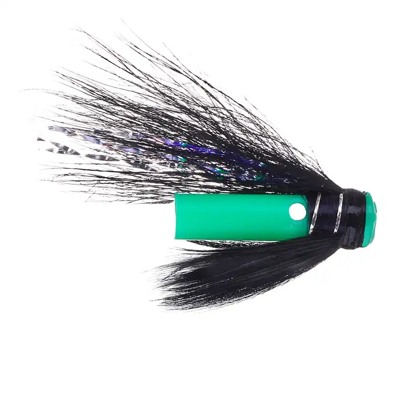 Superflies Lachsfliege - Green Butt Hitch- 1/2"