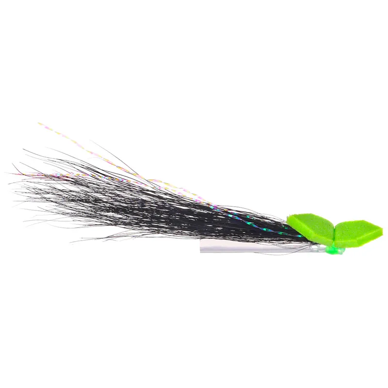 Superflies Lachsfliege - JP Green Foam Hitch Tube-