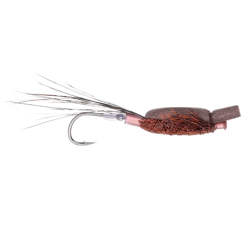 Frödin Flies Tubenfliege Foam & Waker Series - Brown Waker Taker- 2 cm