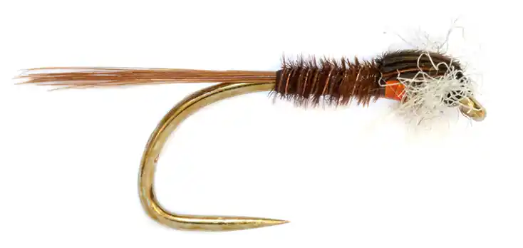 Fulling Mill Nymphe - KJ Brown Muskins Barbless- 10