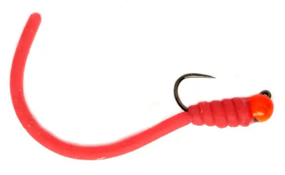 Fulling Mill Nymphe - Tungsten Squirminator Hot Head Jig Barbless-