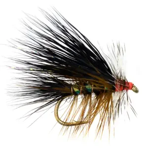 Fulling Mill Trockenfliege - Jackie's Hot Head Sooty Olive Stimulator- 10