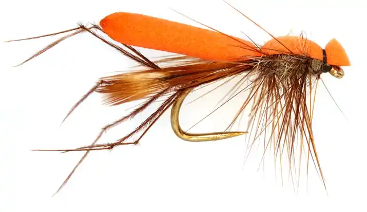 Fulling Mill Trockenfliege - Daddy Real Orange Barbless- 10