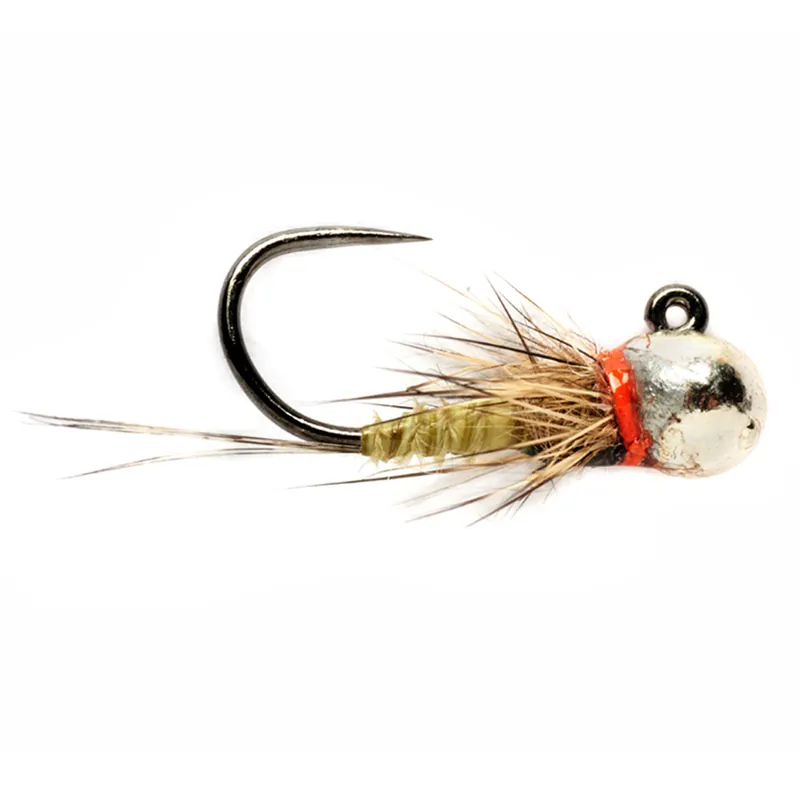 Fulling Mill Nymphe - Croston's FMJ Light Olive Quill Barbless- 14