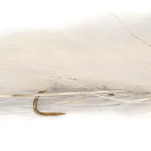 Fulling Mill Streamer - Snake-Bait White Barbless-