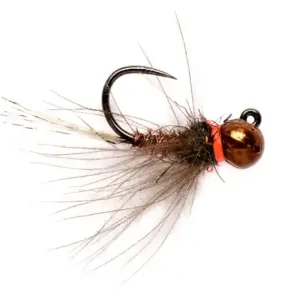 Fulling Mill Nymphe - CDC Pheasant Tail Jig Copper Barbless- 16