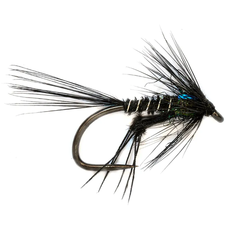 Fulling Mill Nymphe - Jenkins Gangly Cruncher Black Barbless- 12
