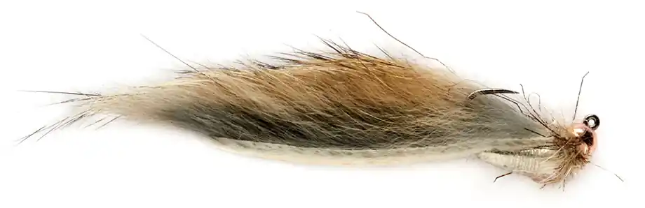 Fulling Mill Streamer - Croston's Belly Flop Sculpin Natural Barbless-