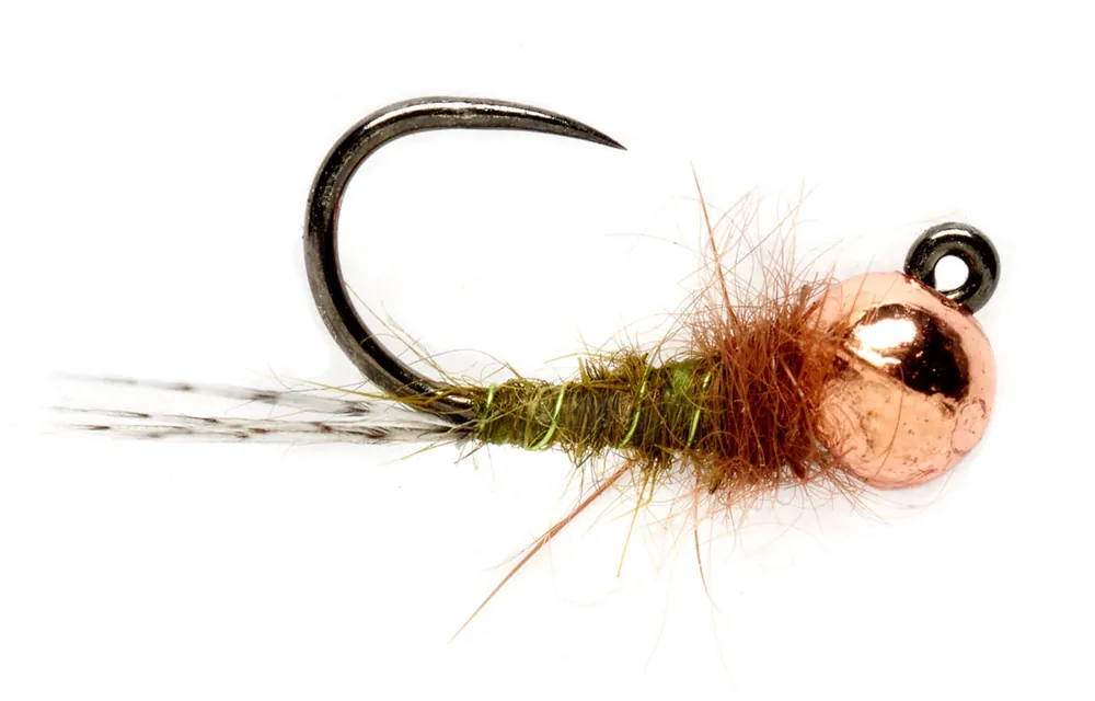 Fulling Mill Nymphe - Roza's Olive Nymp Barbless-