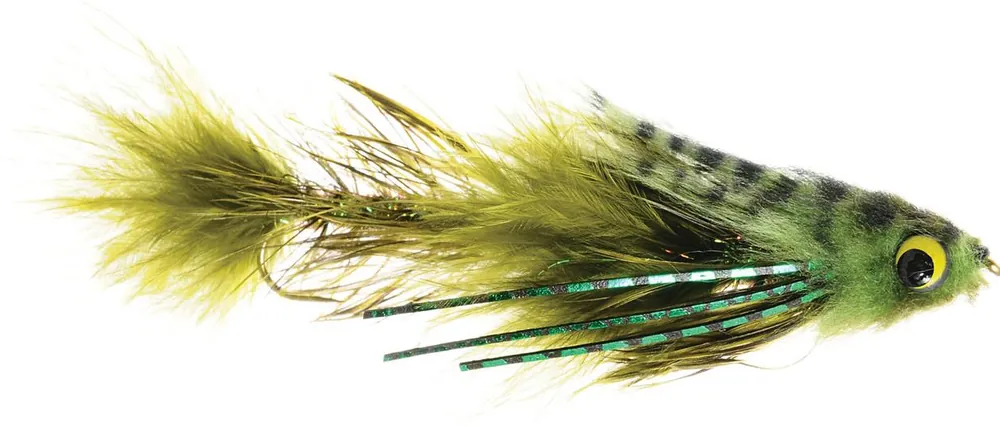 Guideline Streamer - Double Gonga olive-