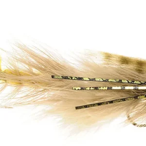 Guideline Streamer - Double Gonga tan/yellow-