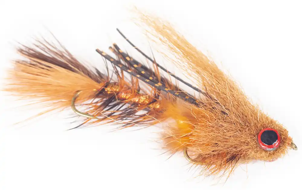 Umpqua Streamer - Baby Gonga rust-
