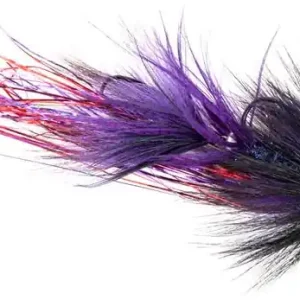 Umpqua Fly Swim Coach Baby Tandem Trout Streamer purple black-