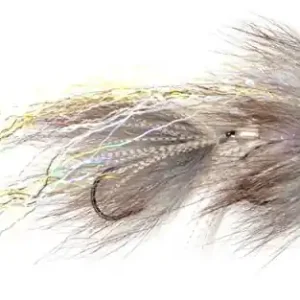 Umpqua Fly Swim Coach Baby Tandem Trout Streamer grey-