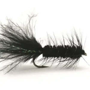 Guideline Streamer - Wooly Bugger black- 6