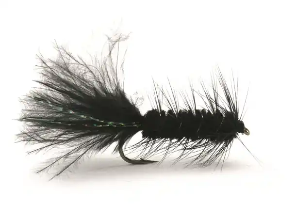 Guideline Streamer - Wooly Bugger black- 6