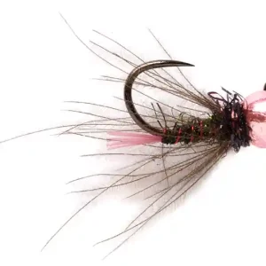 Fulling Mill Nymphe - Roza's Dark Neon Jig Barbless- 16