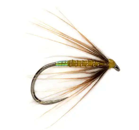 Fulling Mill Nassfliege - Procter Pearly Butt Greenwells Barbless-