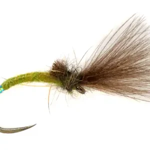 Fulling Mill Trockenfliege - Procter's Pearly Butt Olive Emerger Barbless-