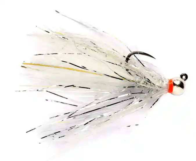 Fulling Mill Streamer - Daniel's UV Polar Jig White Barbless-