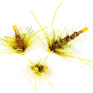 Frödin Flies Tubenfliege Loose Body Series - Nasty Banana Rubberlegs Tubenfliegen Set-