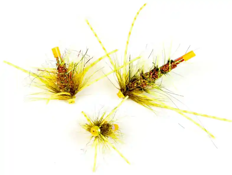 Frödin Flies Tubenfliege Loose Body Series - Nasty Banana Rubberlegs Tubenfliegen Set-