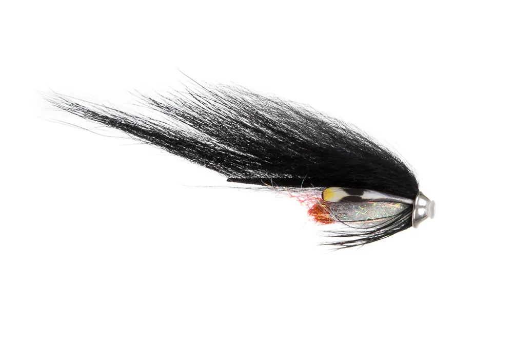 Future Fly FF Zonker Flies Tubenfliege 04 black silver-