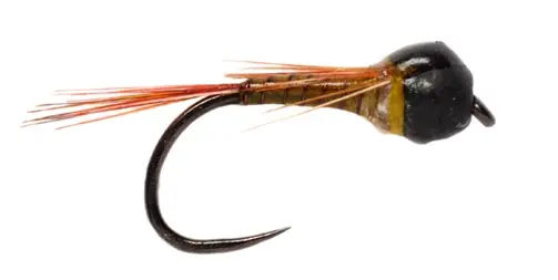 Fulling Mill Nymphe - Tech Junky Perdigon Olive Barbless-                                                                                                                                                                                                                        12